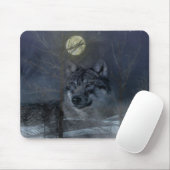 Wolf Spirit Moon Night Muismat (Met muis)