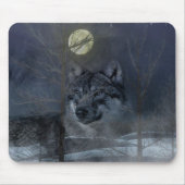 Wolf Spirit Moon Night Muismat (Voorkant)