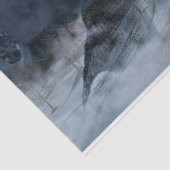 Wolf Spirit Moon Night Tissuepapier (Detail)