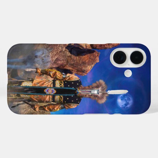 Wolf Spirit WANNEER ROCKS KON PRATEN Case-Mate iPhone Case (Achterkant (horizontaal))