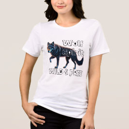 Wolf Spirit: Wild en vrij Tri-Blend Shirt