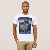 Wolf Spirit - Wild Natuur grafisch T-shirt (Voorkant volledig)