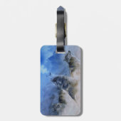 Wolf Spirits Bagagelabel (Achterkant verticaal)