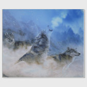 Wolf Spirits Cadeaupapier (Vlak)