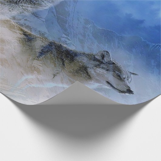 Wolf Spirits Cadeaupapier (Hoek)