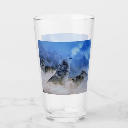 Wolf Spirits Glas (Voorkant)