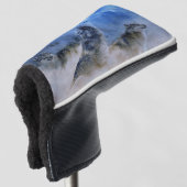 Wolf Spirits Golfheadcover (3/4 voorkant)