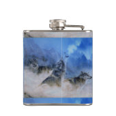Wolf Spirits Heupfles (Achterkant)