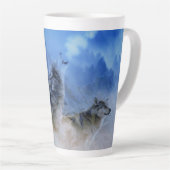 Wolf Spirits Latte Mok (Rechterhoek)