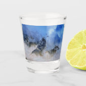 Wolf Spirits Shot Glas (Voorkant)