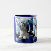 Wolf Spirits Tweekleurige Koffiemok (Center)