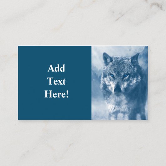 Wolf Spirits Visitekaartje (Achterkant)