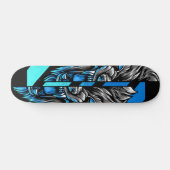 Wolf Split Head Persoonlijk Skateboard (Horizontaal)