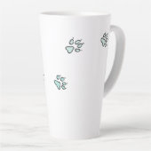 Wolf sporen latte mok (Rechterhoek)
