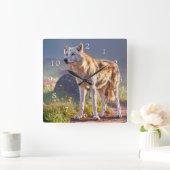 WOLF SPRINGTIME MOUNTAIN MEADOWS VIERKANTE KLOK (Huis)