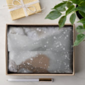 Wolf Squirrel Winter Snow Forest Moon Landscape Tissuepapier (Geschenk)