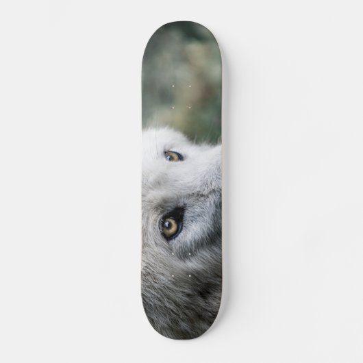 Wolf Stare Persoonlijk Skateboard (Voorkant)