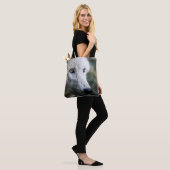 Wolf Stare Tote Bag (Op model)