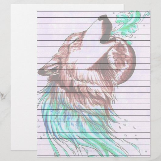 Wolf Stationery (Voorkant / Achterkant)