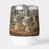 wolf stemless thermal wine tumbler style 1 (Voorkant)