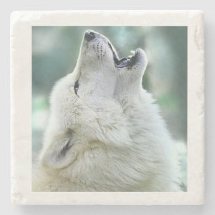 Wolf Stenen Onderzetter