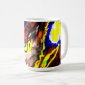 Wolf ster geel koffiemok (Voorkant rechts)