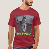 Wolf sterk! t-shirt (Voorkant)