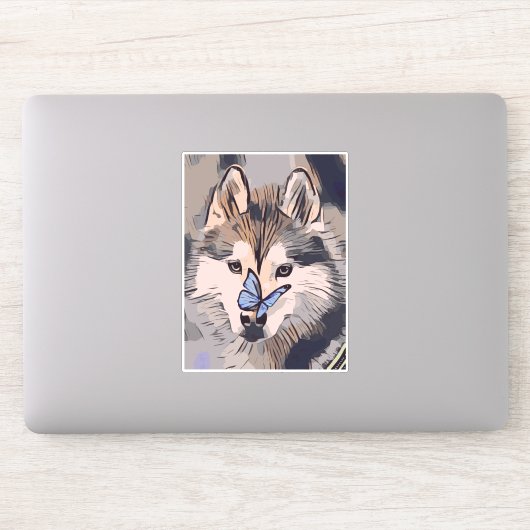 wolf sticker (Computer)