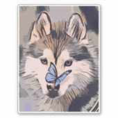 wolf sticker (Voorkant)