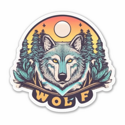 Wolf Stickers een huilend succes (Voorkant)