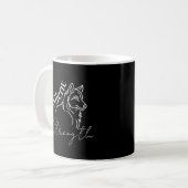 Wolf Stille Kracht Koffiemok (Voorkant links)