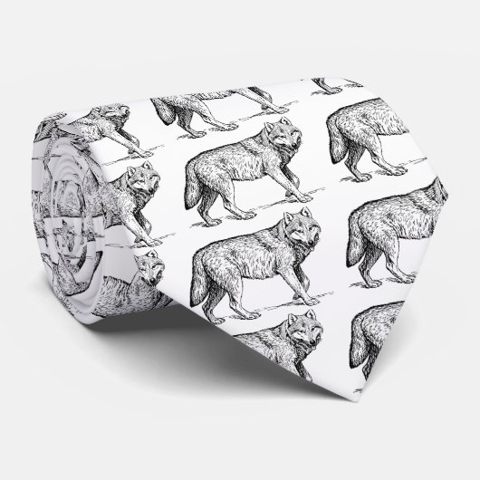 Wolf Stropdas (Opgerold)