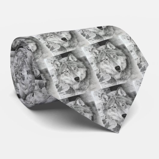 Wolf Stropdas #1 (Opgerold)