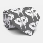 Wolf Stropdas Wildlife Stropdassen Wolf Dog Stropd (Opgerold)