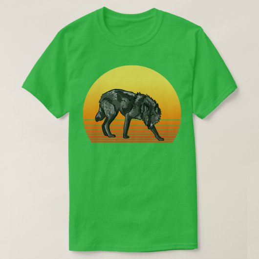 Wolf Sun T-shirt (Design voorkant)