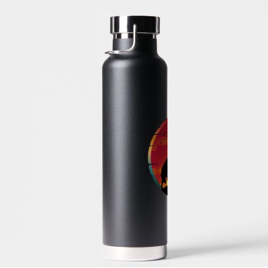 Wolf  Sunset Waterfles (Rechts)