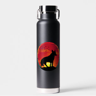 Wolf  Sunset Waterfles