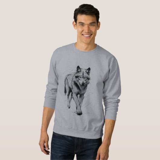 Wolf Sweatshirts Trui (Voorkant volledig)