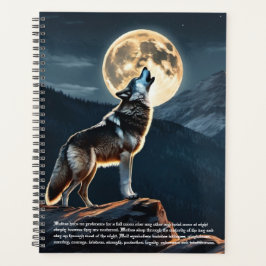 Wolf symboliek kalender planner