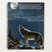 Wolf symboliek kalender planner (Voorkant)