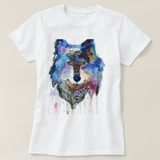 wolf t-shirt (Design voorkant)