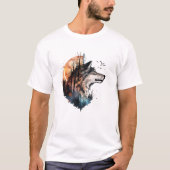 wolf t-shirt (Voorkant)