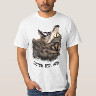 Wolf T-Shirt met aangepaste tekst