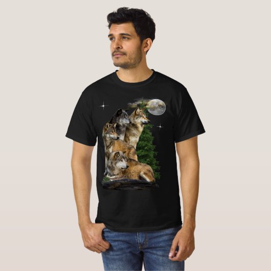 wolf t-shirts (Voorkant volledig)