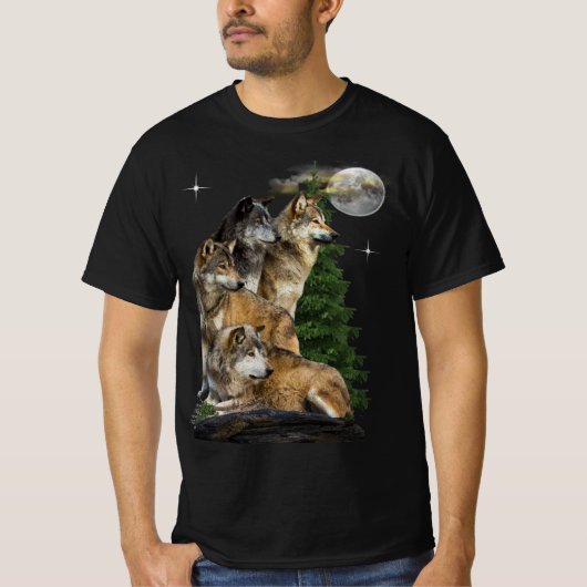 wolf t-shirts (Voorkant)
