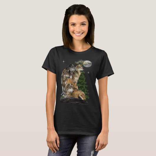wolf t-shirts (Voorkant volledig)