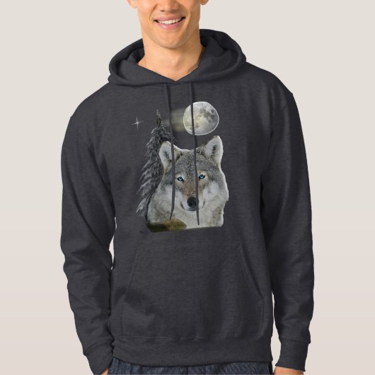 wolf-t-shirts hoodie (Voorkant)