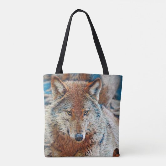 Wolf tas (Achterkant)