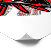 Wolf Tattoo Style Haida Art Poster Paper (Matte) (Hoek)