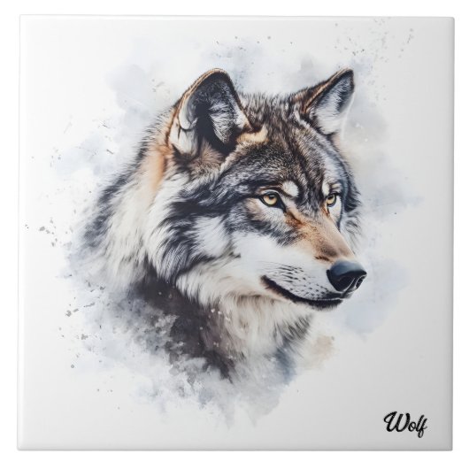 Wolf Tegeltje (Voorkant)